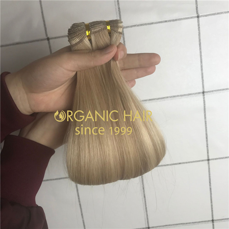 Customzied 18inch P18/22 hand tied wefts refer to clients color ring A194